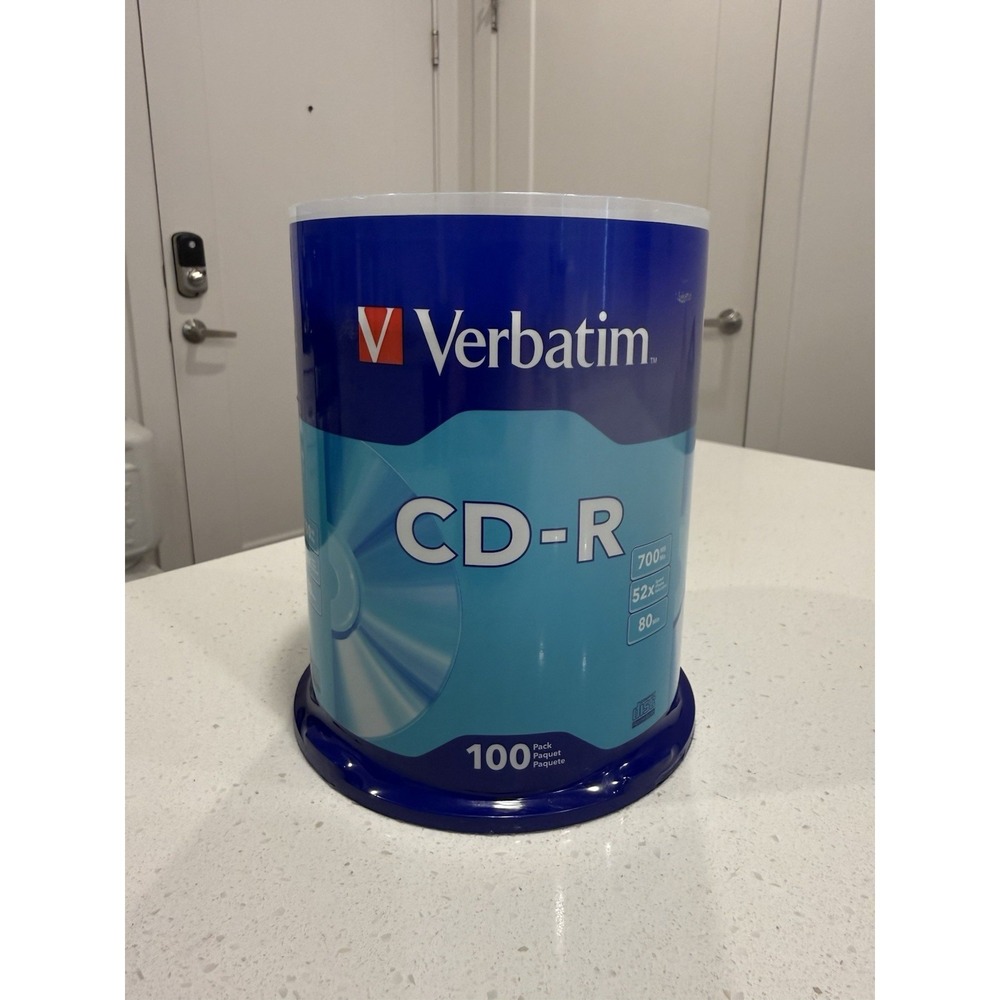 Verbatim 94554‎ Cd-R 700 Sealed 100 Count Pack